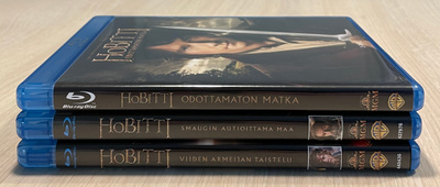 Peter Jackson: HOBITTI Trilogia (2012-2014) Blu-ray (UUSI)