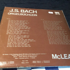 Hugh McLean JS Bach Orgelbuchlein 2 lp 1971 - pikkukuva 2