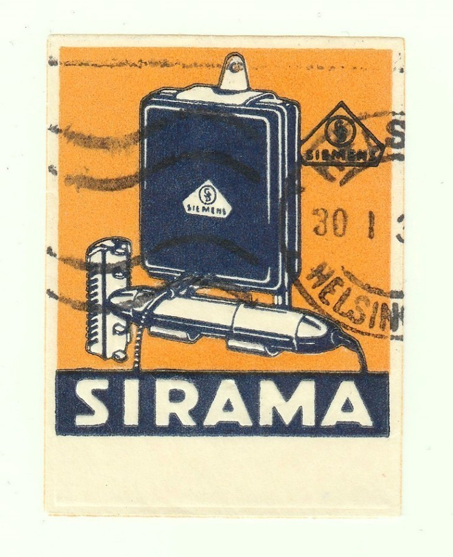 Vanha kirjeensulkijamerkki Siemens Sirama