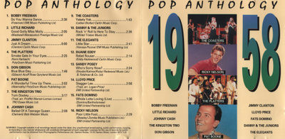 Pop Anthology - 1994 - 1958 - CD