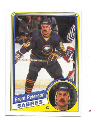 1984-85 OPC #25 Brent Peterson Buffalo Sabres