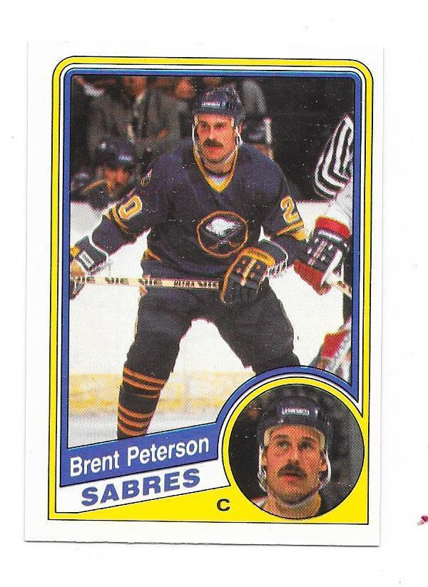 1984-85 OPC #25 Brent Peterson Buffalo Sabres