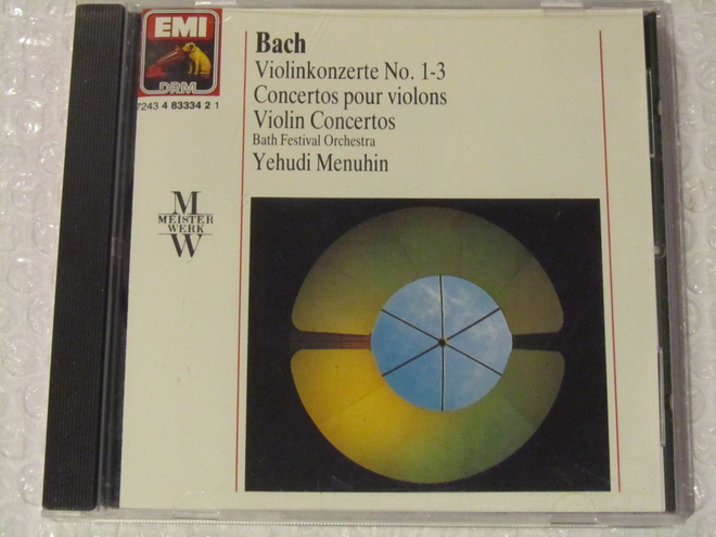 Bach • Bath Festival Orchestra • Yehudi Menuhin CD