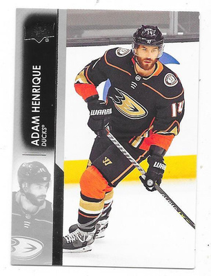 2021-22 Upper Deck #4 Adam Henrique , Anaheim Ducks