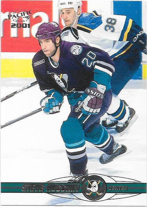 2000-01 Pacific #10 Steve Rucchin Anaheim Mighty Ducks