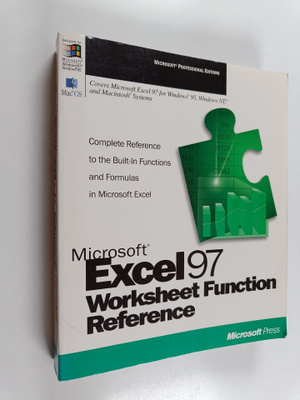 Microsoft, : Microsoft Excel 97 : Worksheet Function Refe...