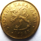 Raha kolikko 20 Penniä 1963-1965 yht 17 kpl - pikkukuva 2