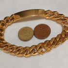 Gold plated Nick free ranneketju laatta - pikkukuva 4