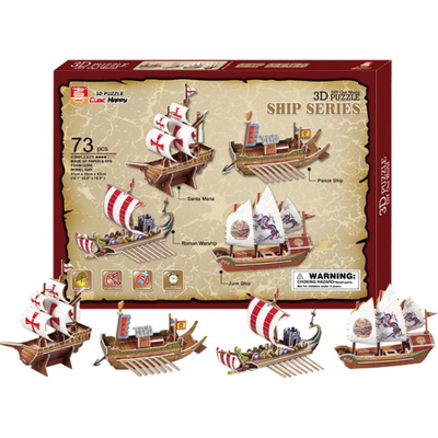 3D Puzzle Ships, UUSI paketti.
