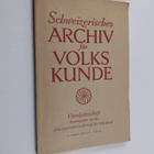 Schweizerisches archiv fur volks kunde - pikkukuva 1