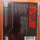 CD: Mötley Crüe - Too Fast for Love - pikkukuva 3