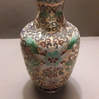 CLOISONNE KORISTE VAASI. korkeus 16 cm - pikkukuva 2