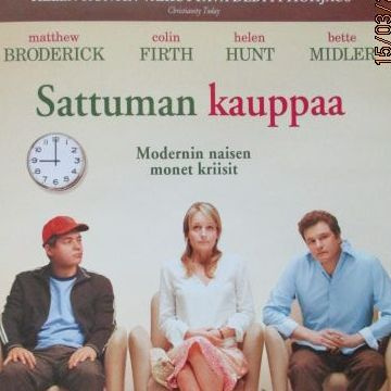 SATTUMAN KAUPPAA (DVD) Colin Firth