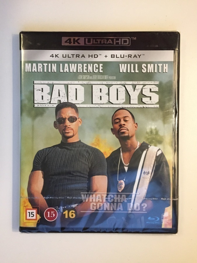 Bad Boys (4K Ultra HD + Blu-ray) Will Smith (1995) UUSI