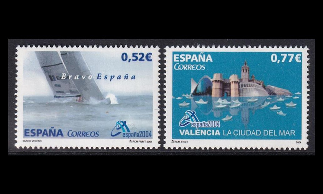 Espanja 3966-7 ** Meren kaupunki Valencia (2004)
