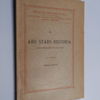 Johan Wilhelm Ruuth : Åbo stads historia under medeltiden... - pikkukuva 1