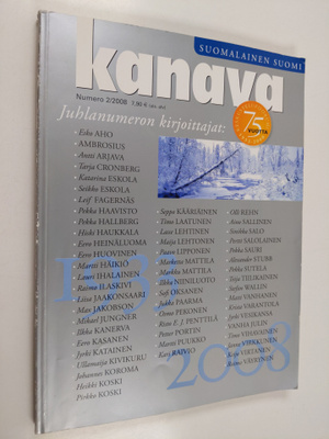 Kanava 2/2008 : Juhlanumero