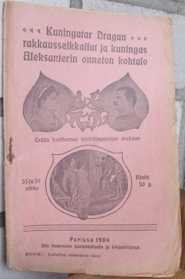 von Falk: Kuningatar Dragan rakkausseikkailut. Vihko 55/56.