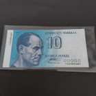 Pakka sileä 10mk seteli 1986 - pikkukuva 1
