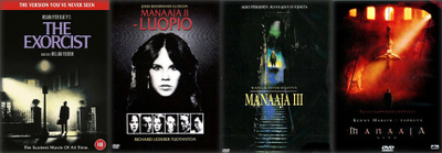 Manaaja: leffat 1-4. Linda Blair, Max von Sydow 4xDVD