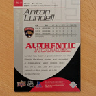 2021-22 SP Game Used Anton Lundell Authentic Rookie #RC-11 - pikkukuva 2