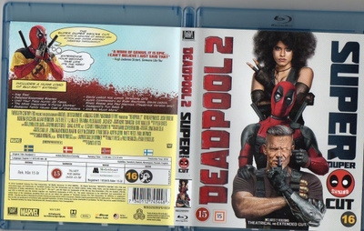 Deadpool 2 (51 654) k -FI- nordic, BLU-RAY (2) super duper c