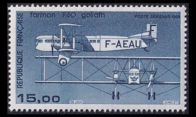 Ranska 2428v ** Lentokone (1984)