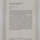 Stephen K. Firestein : Termination in Psychoanalysis - pikkukuva 2