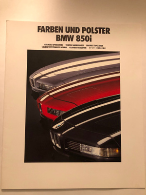 Myyntiesite - Bmw 850 Farben und Polster - 1/90