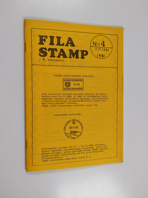 Fila stamp N:o 4/1985 : 4 vuosikerta