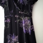 InWear musta kukkakuosi Mekko / Juhlamekko - koko 38 - pikkukuva 1
