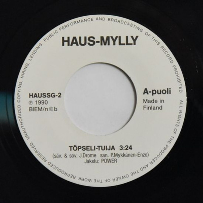 SIngle: Haus-mylly - Töpseli-Tuija / Tee mun päivä