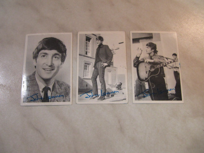 Jenkki keräilykortti Beatles  John Lennon  3 kpl.