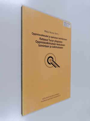 Oppimisvaikeudet ja opetuksen kehittäminen : katsaus Turu...