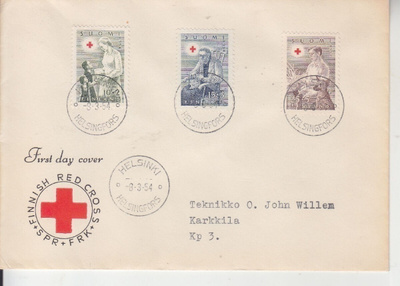 FDC 1954 PR sarja