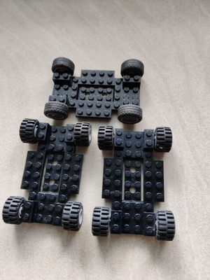 Lego autojen pohjat 3 kpl