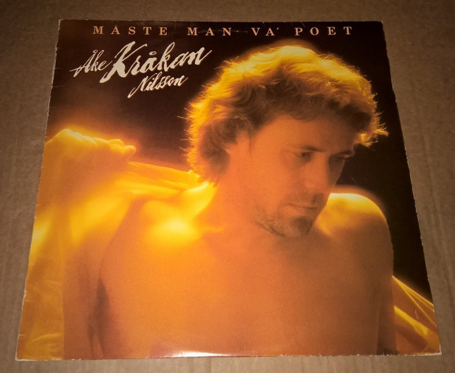 ÅKE KRÅKAN NILSSON MÅSTE MAN VA´ POET LP