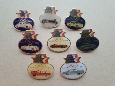 Olympiapinssit LA 1984  8 kpl