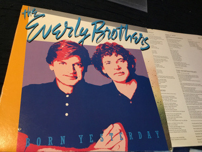 The Everly Brothers Born yesterday Lp Kan 1986 inn