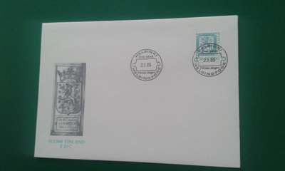 fdc 1985 vaakuna 1,5mk