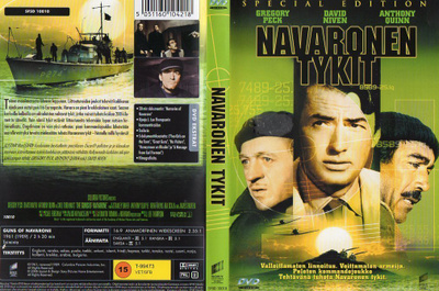 Navaronen Tykit (3 713) K -FI- suomik. DVD gregory peck 1961
