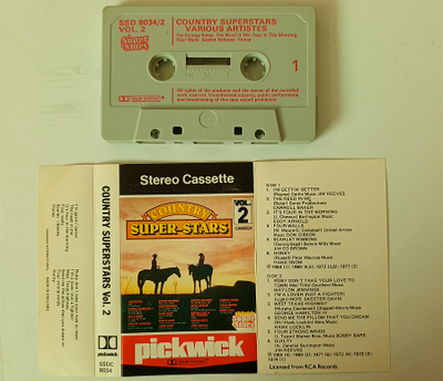 Country Superstars Vol.2 C-kasetti