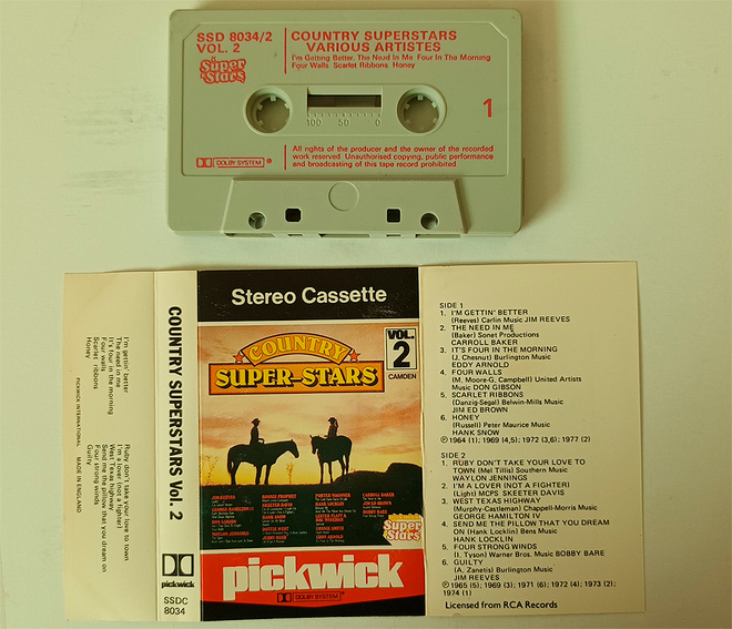 Country Superstars Vol.2 C-kasetti