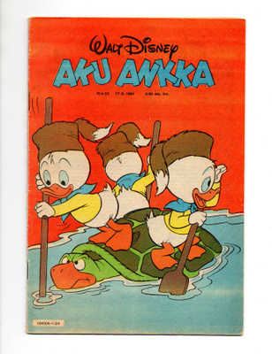 Walt Disney: Aku Ankka N:o 24 / 1981