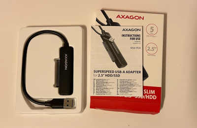 AXAGON USB-A 5Gbps HDD/SSD SATA6 adapter