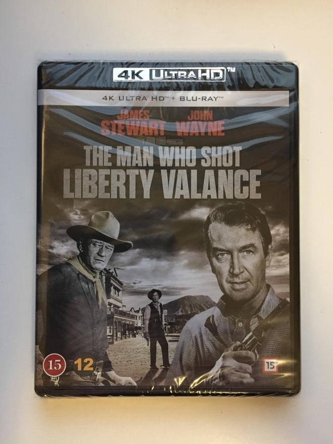 The Man Who Shot Liberty Valance (4K Ultra HD + Blu-ray UUSI