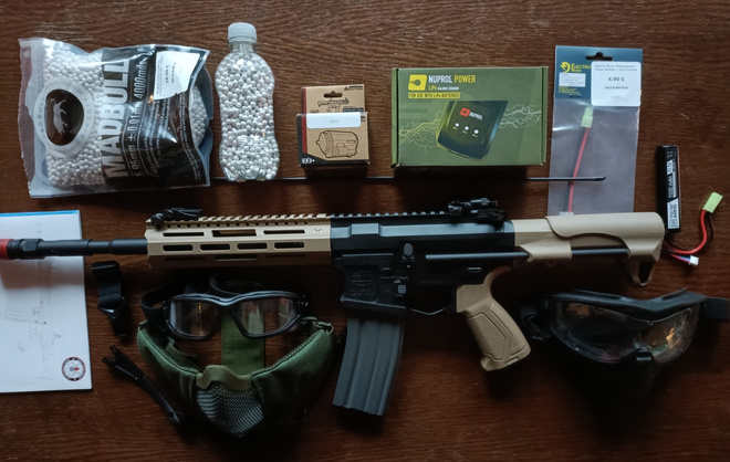 Uudenveroinen airsoft-paketti