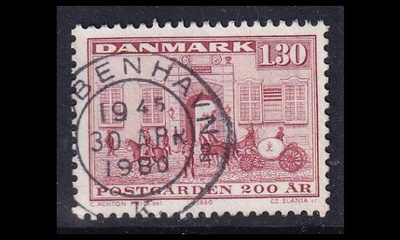 Tanska 697 o Posti 200v (1980)