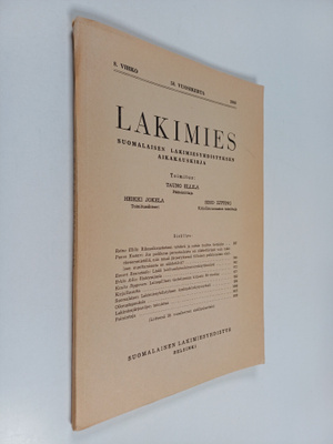 Lakimies : Suomalaisen lakimiesyhdistyksen aikakauskirja ...