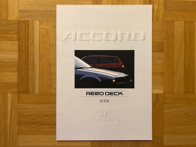 Esite Honda Accord Aerodeck 2,0 EXi, 1986